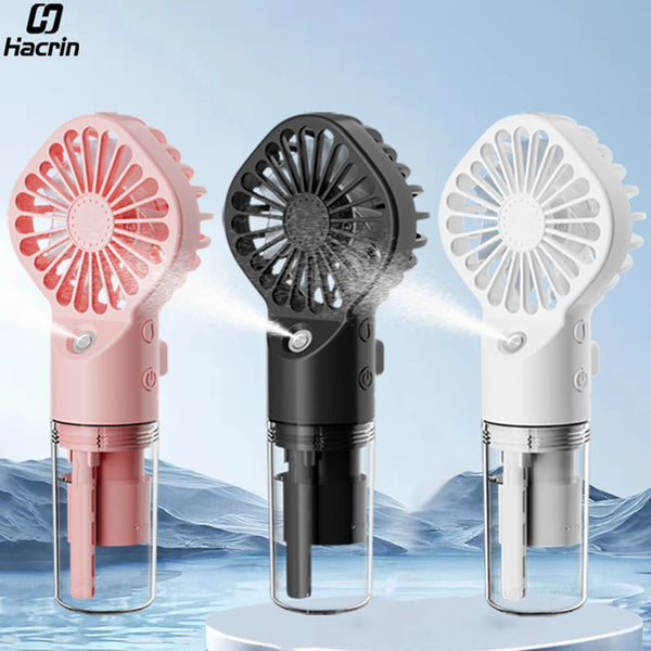 Ventilador Humidificador Portátil con Spray